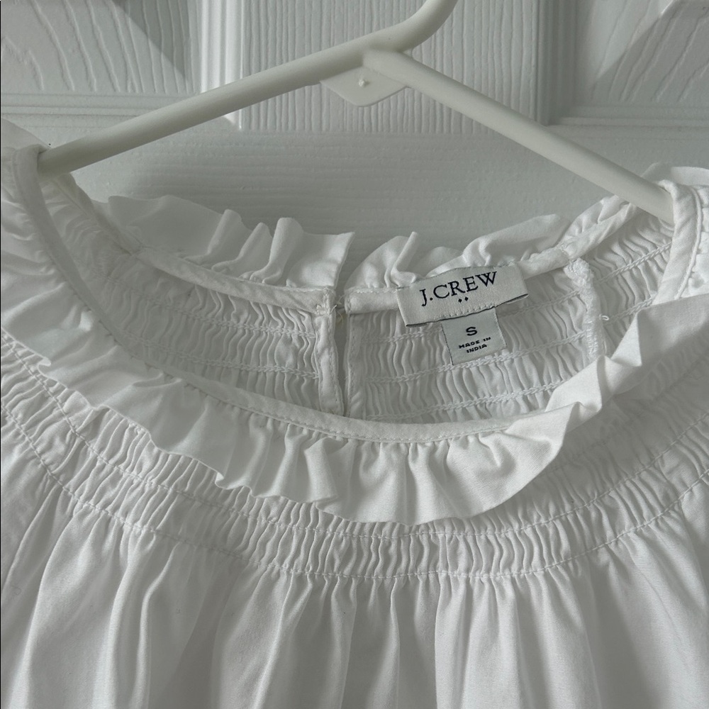 J. Crew White Blouse - Picture 2 of 3